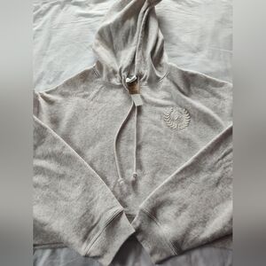 VICTORIA SECRET PINK (NWT) Cropped Pullover Hoodie.  Size Medium.